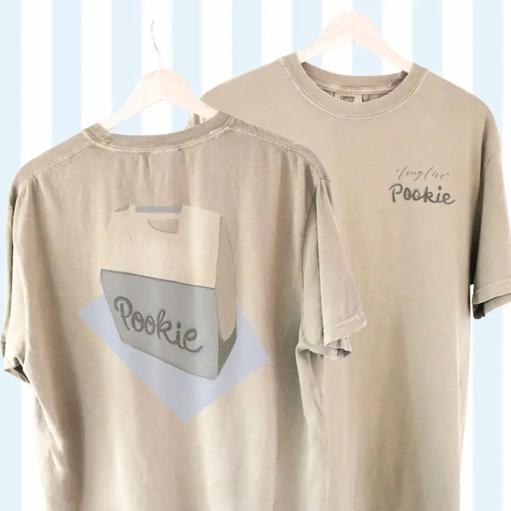Long Live Pookie with Cooler, Garment-Dyed Tee - pogue lifestyle shirt - gift for him or her - JJ t-shirt