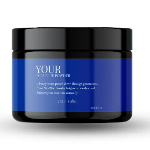 Your Nila Blue Powder - #1 Viral Moroccan Facial & Body Mask That Helps Visibly Fade The Appearance Of Dark Spots & Detoxify for Radiant & Smoother-Looking Skin