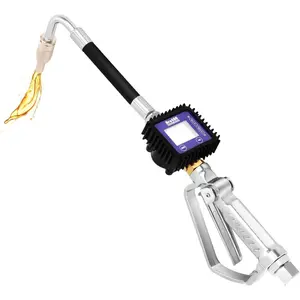 Heavy Duty Air Operated Oil Control Valve Transfer Pump Digital Petrol Motor Oil Fluid Dispenser Pump Control Valve Meter Nozzle, Work Pressure 45BAR