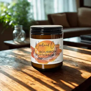 Bourbon Butterscotch Soy Blend Wax Candle