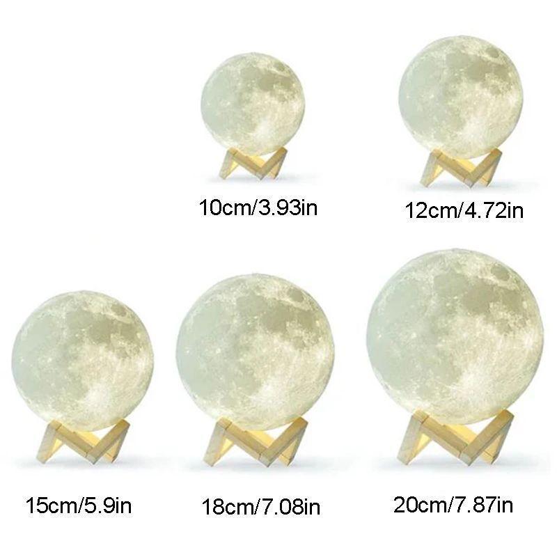 16-Color Lamp with Stand and Remote, Moon Lamp, LED Night Light with Dock, Creative Moon Light Uniq 16-Color Lamp with Stand and Remote, Moon Lamp, LED Night Light with Dock, Creative Moon Light Uniq