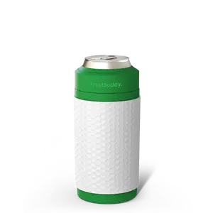FrostBuddy Universal Buddy - Golf Edition Can Cooler with Golf Ball Texture & Superior Insulation for 12oz Cans & Bottles