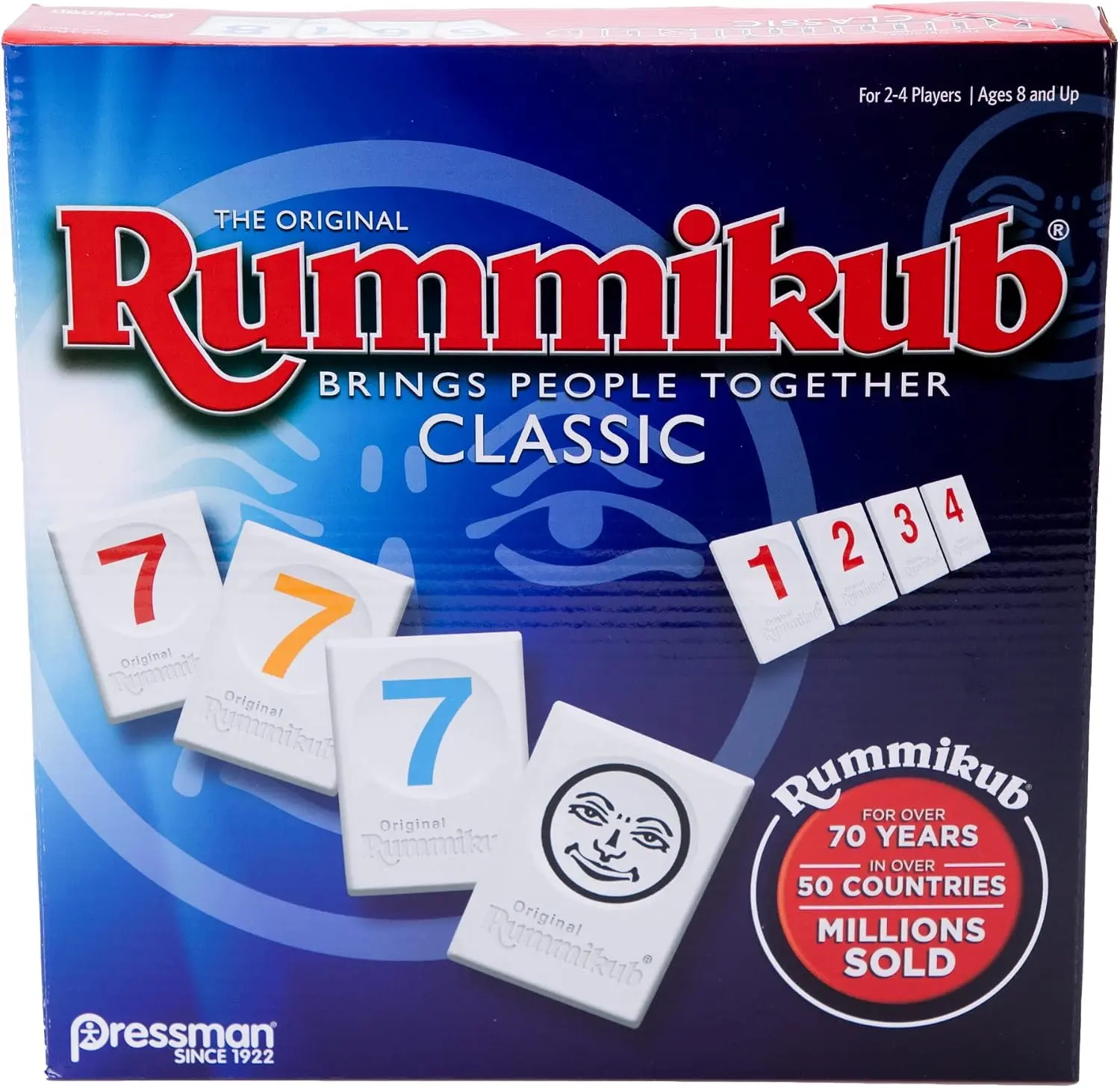 Rummikub Rummy Tile Game, Classic Family Strategy Game Combining Skill and Luck, STEM-Inspired Gameplay for Kids, Teens, and Adults, 2–4 Players, Ages 8+, Family Game Nights, Parties, and Group Play