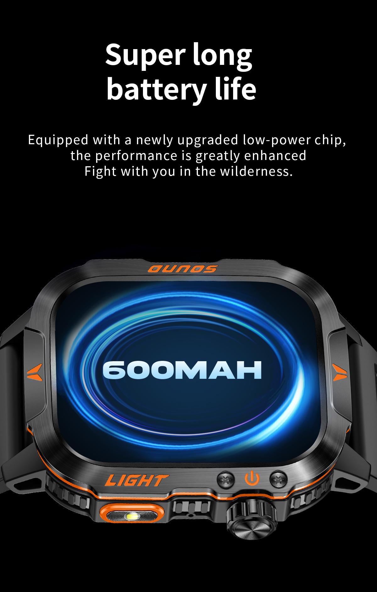 LOOXLK 2026 Outdoor-Style Smartwatch with 2.01-inch IPS Screen LED Lighting Wireless Call Sports Modes Calorie Tracker Compass Weather Alerts Men's Gift Fitness Tracker Applicable to iPhones and Android devices Wearable LOOXLK 2026 Outdoor-Style Smartwatch with 2.01-inch IPS Screen LED Lighting Wireless Call Sports Modes Calorie Tracker Compass Weather Alerts Men's Gift Fitness Tracker Applicable to iPhones and Android devices Wearable