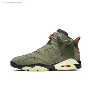 Olive Green High-Top Retro Sneakers with Suede Upper, Functional Ankle Pocket and Glow-in-the-Dark Outsole for Unique Streetwear Style