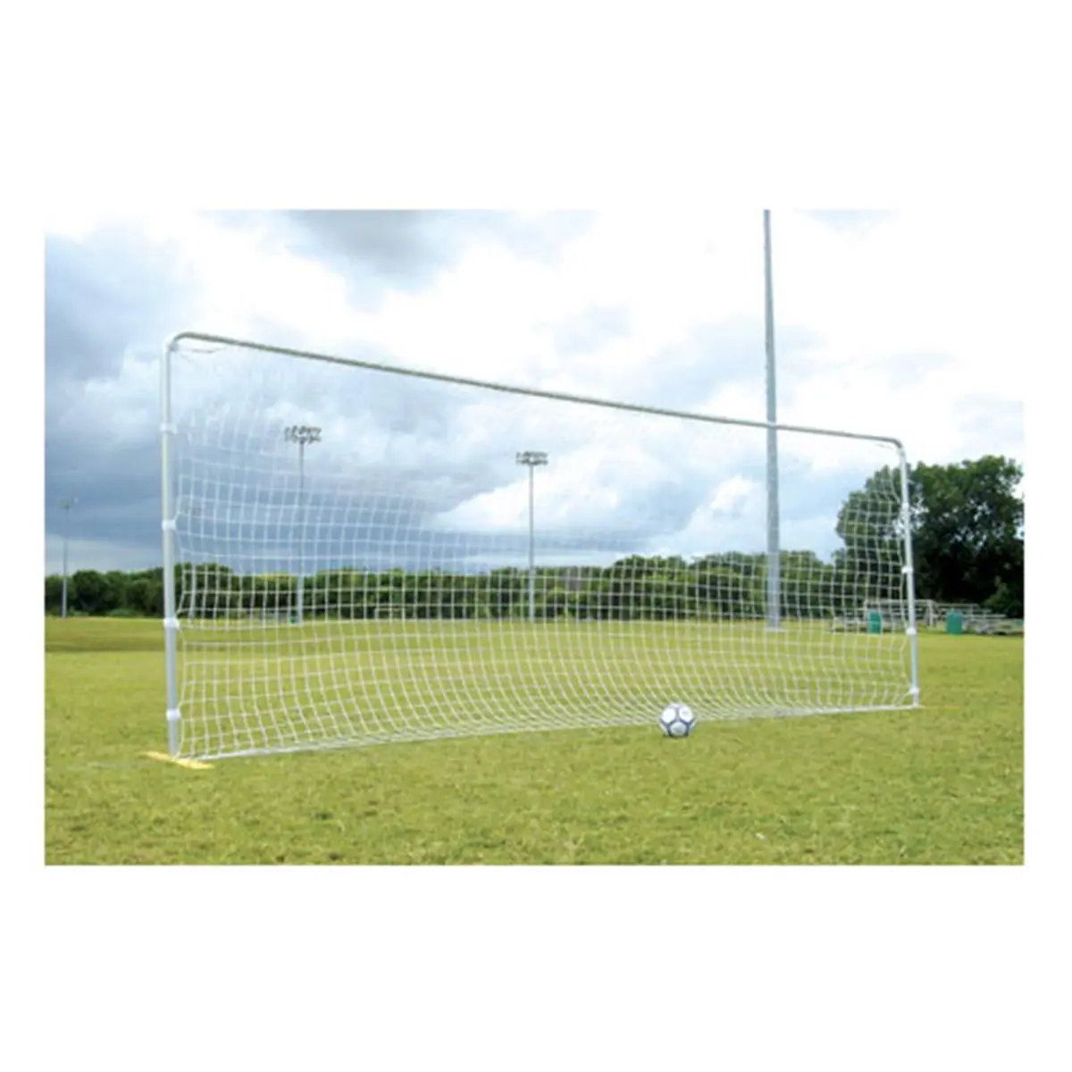 Trainer and Rebounder Replacement Net for Training Equipment, 3mm Polyethylene, 4-Inch Mesh, Adjustable for Shooting Skills Finishing, 7'H x 21'W, 6 lbs