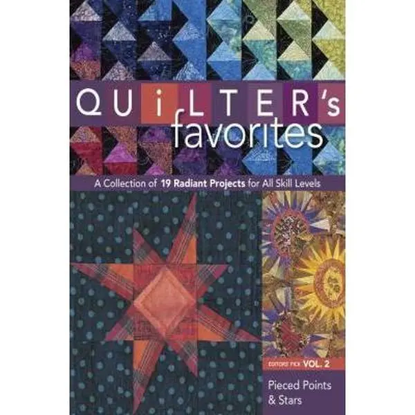 USED Book - Quilter's Favorites--Pieced Points & Stars: A Collection of 19 Radiant Projects for All Skill Levels by C&T Publishing (Paperback) - english