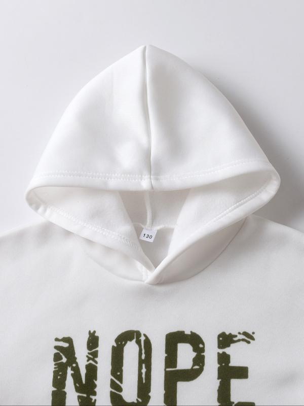 Teen Girls 2 Piece Set Casual Fashion Streetwear, Fleece Long Sleeve Hoodie Top & Wide Leg Work Pants, Fall Winter