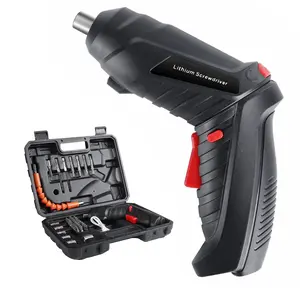 Electric Screwdriver Cordless Rechargeable Set 3.6V Li-ion 3.5N·m Max Torque Electric Rotatable LED Light Drill Screwdriver Multi-Angle Work for Home Office DIY Tools