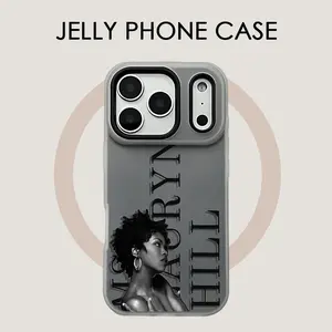 PIKPAKA L-Lauryn HillS Singer Trend Fashion Cool Luxury Music Logo Phone Case Accessories For IPhone 17 16 15 14 13 12 11 Pro Max Plus Mini Luxury Jelly Material Case Fashion Durable Crystal Clear Stylish Shockproof Scratch-Resistant Perfect Fit Cover