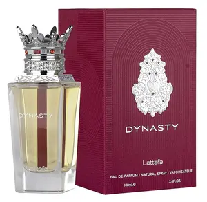 Lattafa Dynasty 100 ml (3.4 oz) Eau De Parfum Spray – Unisex Long Lasting Perfume, Fresh & Woody Scent