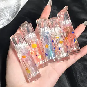 Water Light Mirror Popo Moisturizing Lip Gloss, Transparent Lip Oil, Glass Lip Gloss, Lip Care Oil, Moisturizing Lip Gloss, Long-lasting Hydrating Lip Gloss, Moisturizing Lip Gloss, a must-have for students' natural makeup, Mini Portable touch-up wonder