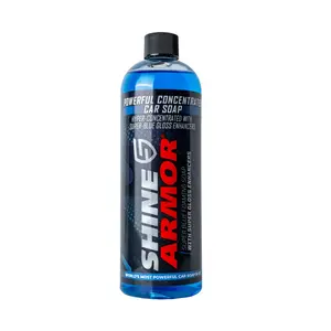 SHINE ARMOR Car Wash Soap for Foam Cannon Pressure Washer Foam Gun Car Wash Brush Mitt | Car Detailing & Cleaning Supplies Safe on Car Wax Ceramic Coating Car Polish Windshield | Car Shampoo 16 Fl Oz
