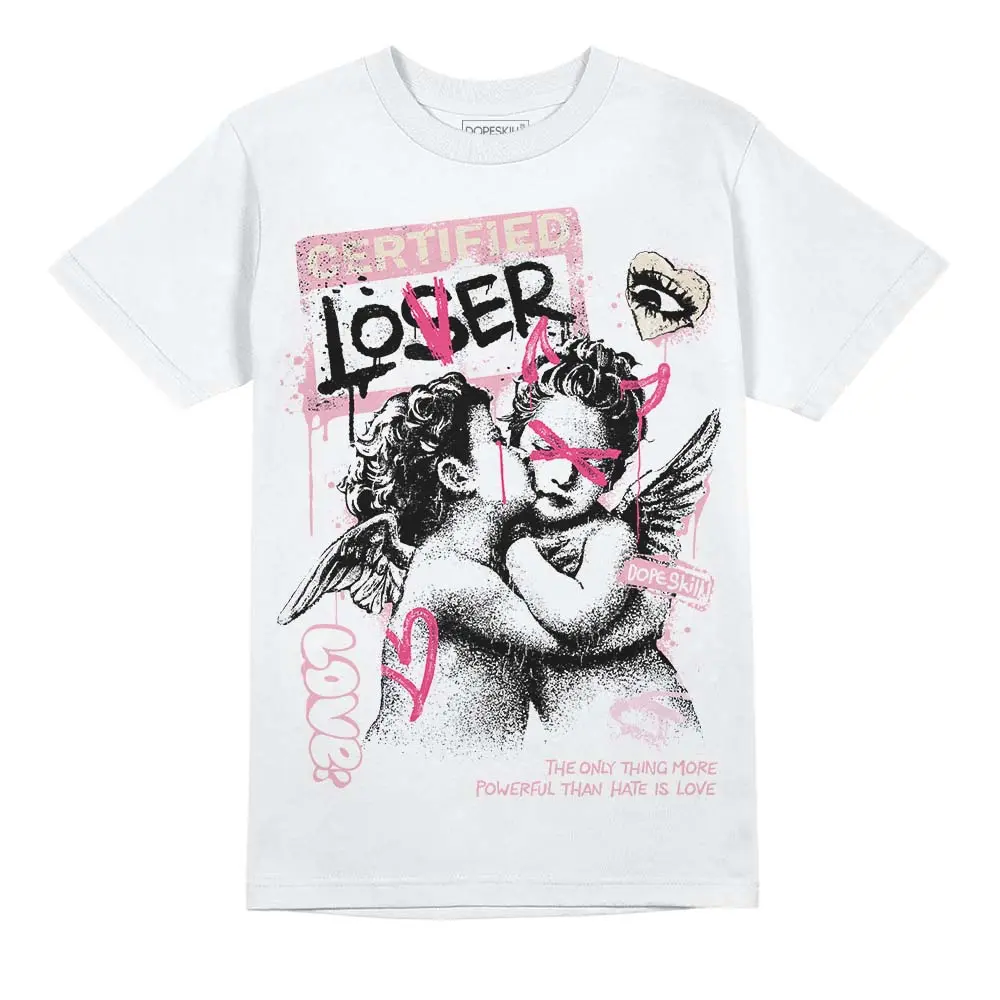 DopeSkill Graphic Tees Iced Carmine 4s Streetwear Unisex Cool T-Shirt Sneaker Colour Matching Certified Lover Graphic