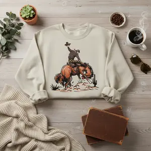 Sedona Bronk Crewneck Shirt, Wild West Rodeo Tee, Cowboy Cowgirl Merch, Western Southern Trendy, Country Shirt
