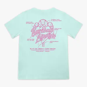 OG Ice Cream Design Youth Tee - Light Blue