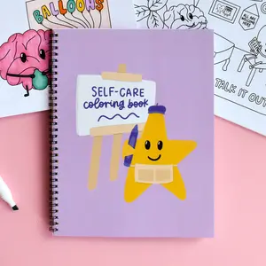 Self-Care Coloring Book for Adults - Mental Health and ADHD Coloring Pages Best Mindful Gift - Coloring Pages For Teens - Right- or Left-Handed - 8.5x11 inches
