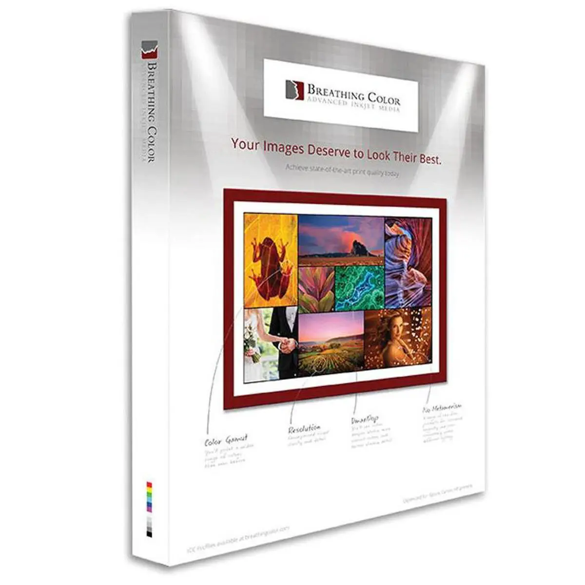 Breathing Color Vibrance Photo Matte Photo Paper, 8mil, 230gsm, 8.5x11", 50 Sheets