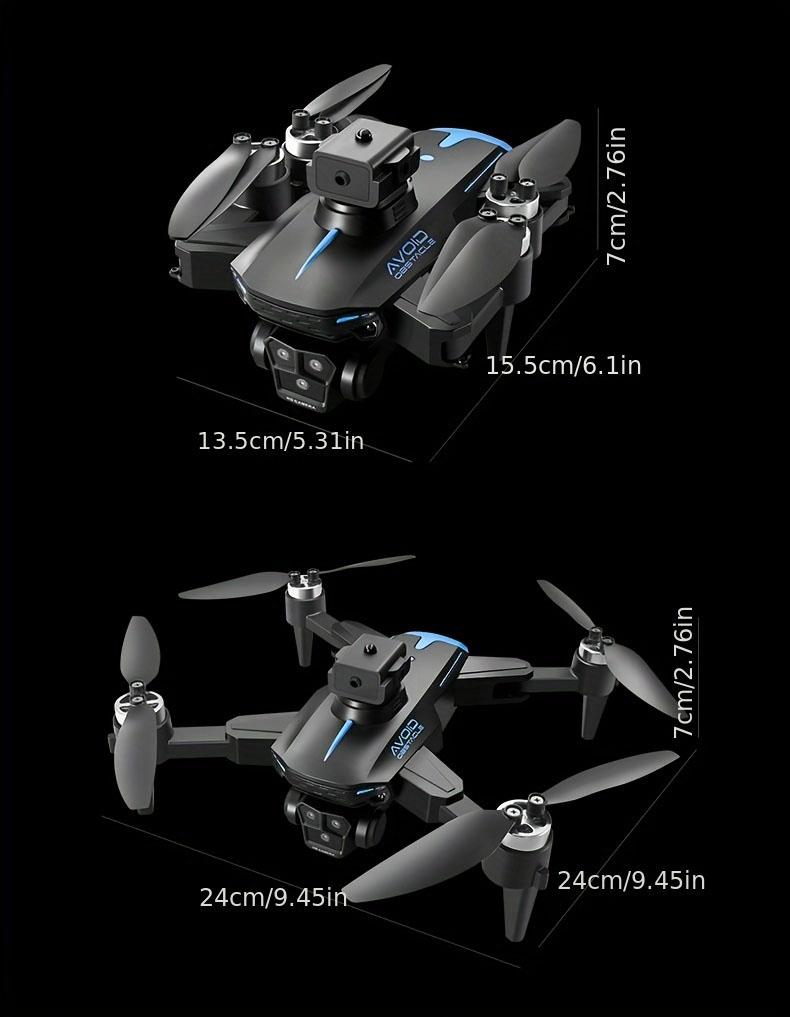 Drone with Camera, HD FPV Foldable Drone for Kids, Adults and Beginners, Brushless Motor RC Quadcopter with Stable Hover, Gesture Selfie, Waypoint Flight, 3D Flips, One Key Start, Includes 2 Batteries optical flow obstacle avoidance