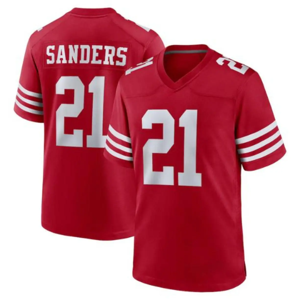 (Full Logo) Sanders #21 Jersey Shirt, America Football Jersey, Sport Clothing, Football Uniform, Jersey For Football Fans, Gift