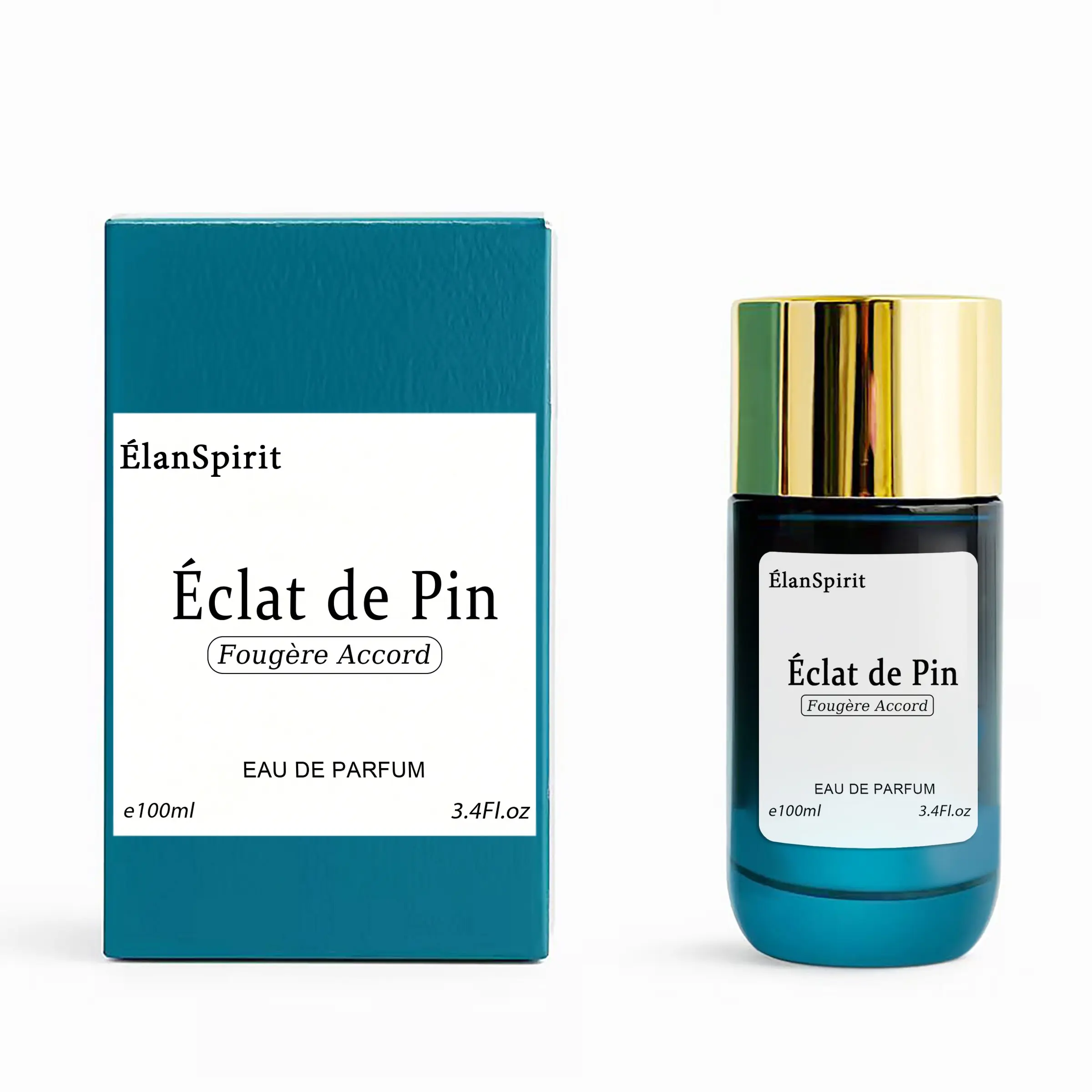 Éclat De Pin Perfume, Eau De Parfum 100ML, Fougère Scent, Long-Lasting Fragrance with Mint, Tonka Bean & Oakmoss, Perfect Gift