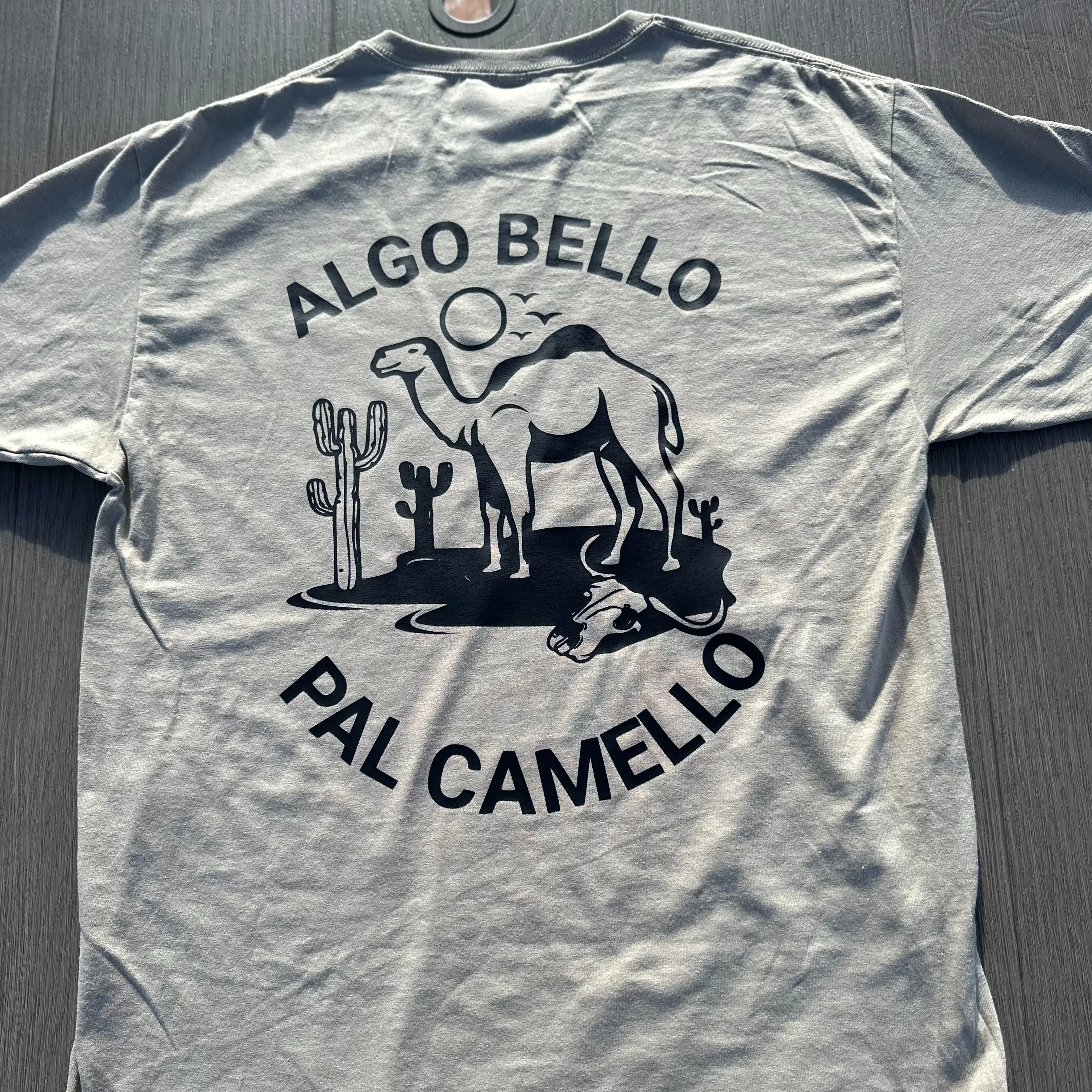 NM Creations. Camiseta algo bello pal camello