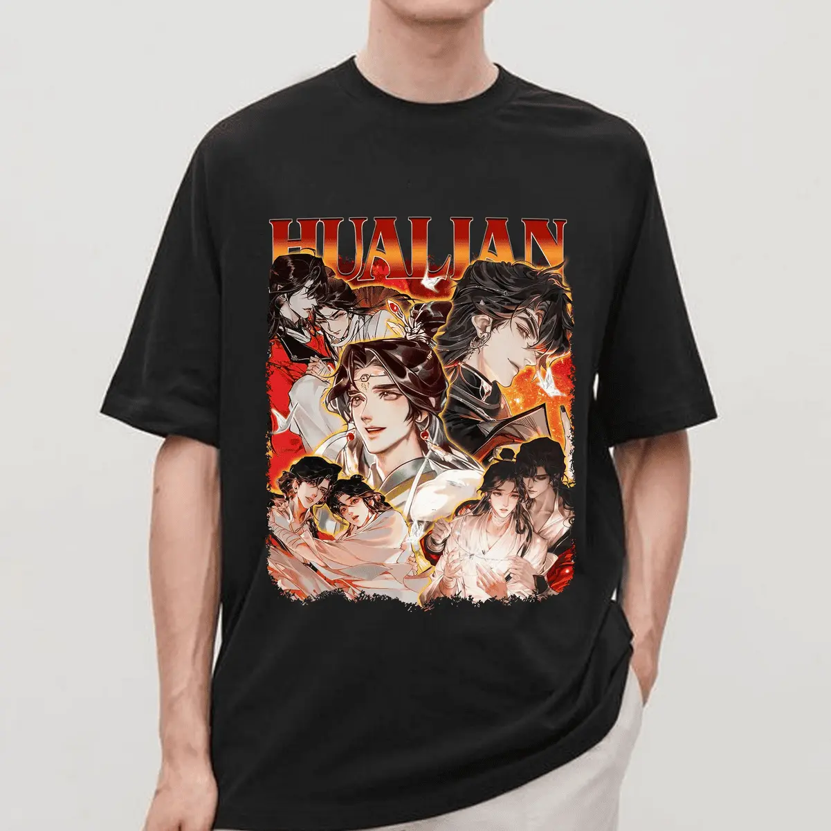 Hualian Hua Chengg Xie Li An Tcgf Tian Guan Ci Fu Heaven Official's Blessing Bootleg Mxtx Unisex T-Shirt And Hoodi Premium Cotton Tee
