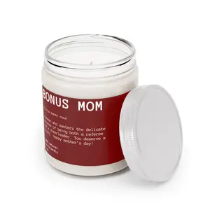 Bonus Mom Definition Candle Gift, Stepmom Gift for Mother's Day, Stepmother Birthday Gift, Mother's Day Gift Home Decor 9oz