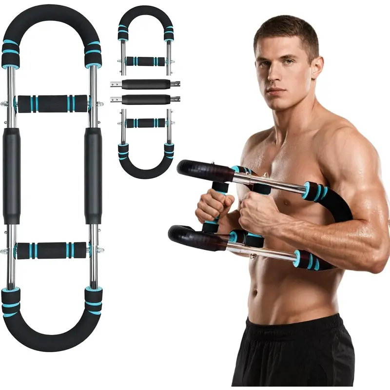Heavy-Duty Arm Strength Exerciser - Adjustable Elastic Band Home Fitness Tool, Portable Trainer for Chest Pull Workouts, Muscle Toning for Arms, Core, Shoulder Strength