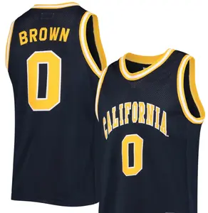 #0 Jaylen Brown Cal Bears Commemorative Classic Basketball Jersey – Navy all over print