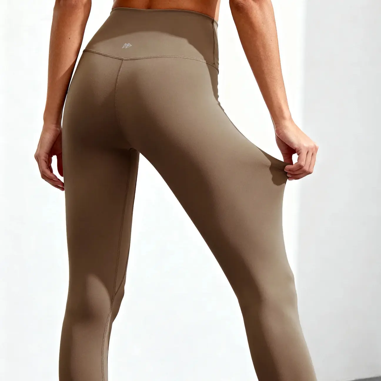 Yvette Women's High Waisted Tummy Control Athleisure Bottoms, Solid Fabric Workout Pants for Sculpting Support and a Secure Fit, High Waisted Athletic