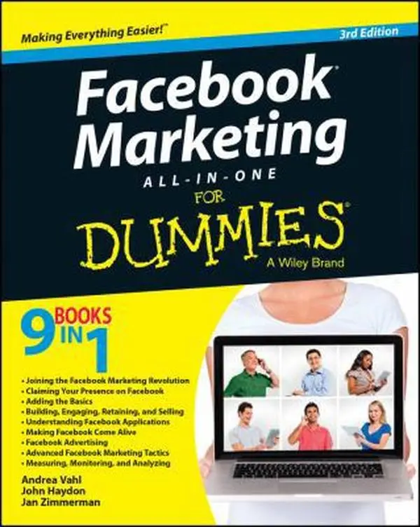 USED Book - Facebook Marketing All-In-One for Dummies by Vahl, Andrea (Paperback) - english