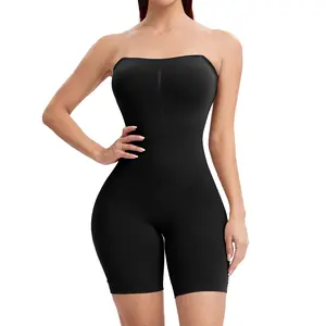 JOYSHAPER Tummy Control Shapewear Bodysuit for Women Mid Thigh Compression Shapewear Full Body Shaper faja Invisible Viral Shapewear removable adjustable strap