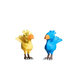 Final Fantasy 3D printed Lowpoly Chocobo
