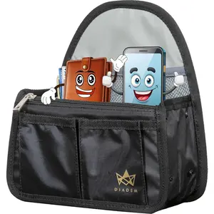 Diadem Mini Backpack Organizer Insert - Fits Mini Backpacks, Travel Bags, Handbags & Purses - 10 Pockets for Versatile Storage