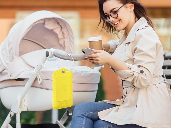 Smart Luggage Tag with Find My(IOS Only), Premium Leather Luggage Tags for Suitcase, Travel Bags, Backpacks, Anti-Lost Suitcase Tag Tracker for Travel with Privacy Name Card, Rechargeable Smart Luggage Tag with Find My(IOS Only), Premium Leather Luggage Tags for Suitcase, Travel Bags, Backpacks, Anti-Lost Suitcase Tag Tracker for Travel with Privacy Name Card, Rechargeable