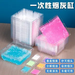 Disposable Ashtray for Home Use, Eco-friendly, Anti-flying Ash, Office Cleaning, Smoke Extinguishing, Stylish Lazy Ashtray for Removing Smoke Smell