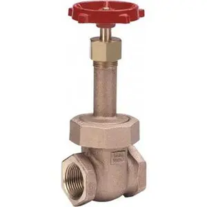 Milwaukee Valve 1/4" NPT Threaded Bronze Body Gate Valve - Class 150, Union Bonnet, Solid Wedge, 300 WOG, 150 WSP, for Water, Oil & Gas (Model 1151-14)