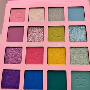 Life In Pastel eyeshadow palette Be Bella. 16 beautiful shades Makeup Cosmetic Matte Metallic Highly Pigmented. Multicolored eyeshadow palette