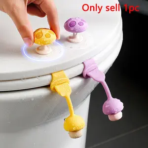 No-Touch Toilet Lifter, Cute Mushroom Bathroom Hygiene Tool, Bathroom Accessory
