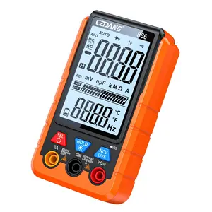 Czdang Digital Auto Ranging Multifunctional Tester, Large Backlit LCD Display, Portable Support Multimeter (no Battery Included)