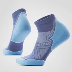 Smartwool Run Targeted Cushion Ankle Socks - (Women's) - Nightfall Blue