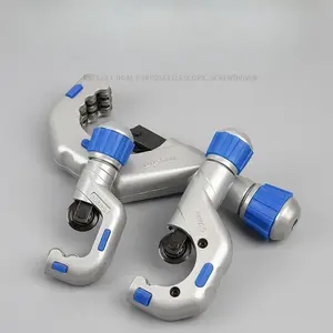 Bearing Pipe Cutter, Metal Cutting Machine with Deburring Tool, Suitable for Stainless Steel Aluminum Brass Pipes, Ratchet Pipe Cutter