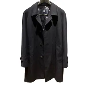 Pre-owned BURBERRY Cashmere Small Leather Goods Coat