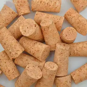 30 Pack  Soft  Corks, Tapered Cork Wooden  Bottle Stopper for  Making Craft, Leakproof