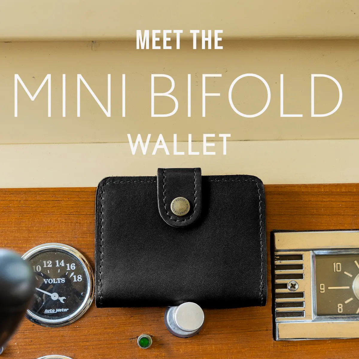 Portland Leather Mini Bifold Wallet - Real Leather Compact Wallet & Pocket Purse Portland Leather Mini Bifold Wallet - Real Leather Compact Wallet & Pocket Purse
