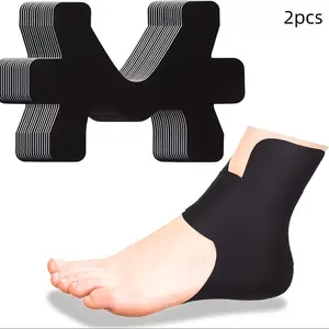 Ankle Support Brace for Men and Women, Adjustable Compression Wrap, Breathable Pre-Cut Design, Ideal for Sports and Fitness, Polyester Material