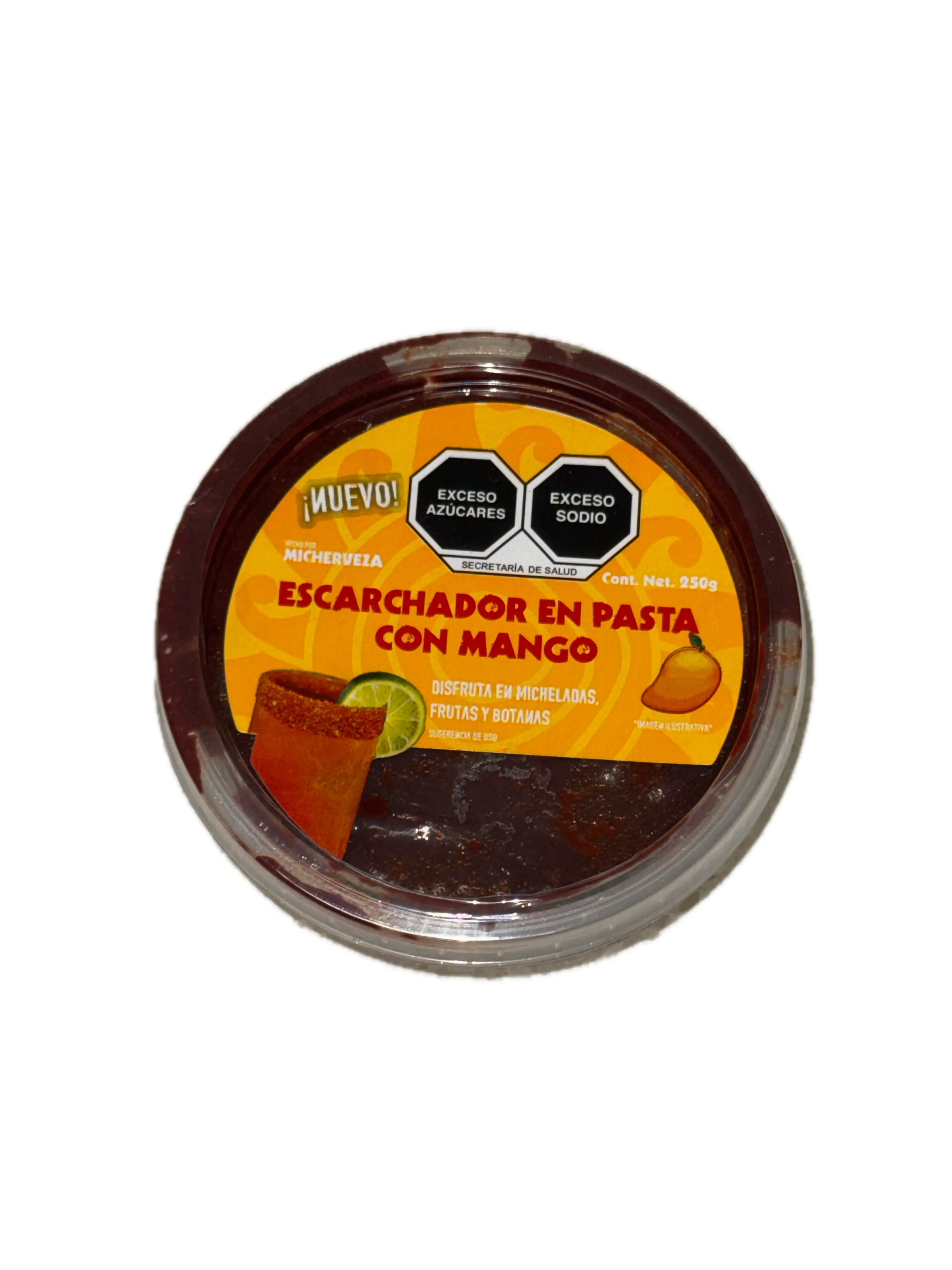Micherveza Mango Chili Rim Paste (Escarchador en Pasta) for Micheladas & Fruit | 250g Mexican Candy Rim Dip