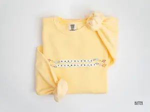 Radiologic Technologist Friendship Bracelet Sweatshirt, Retro Radiographer Crewneck, Gift for Radiology Tech