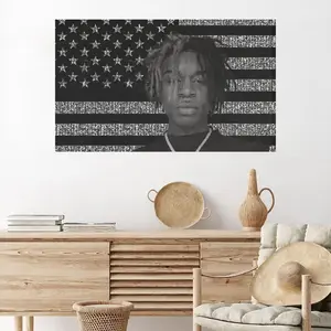 New ken Carson Flag with 4 Brass Grommets 3x5 Ft Wall Tapestry Banner for Indoor Outdoor Living Room Garden,Lawn,Yard Home Decor